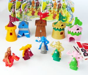 Die stozen Ritter . Alle 5 Ritter mit Zelt von den Funny Castle (Sätze Deutschland)