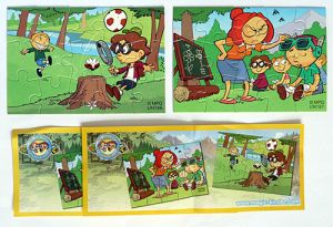 Superpuzzle FUNNY STUDENTS 2 mit beiden Beipackzetteln