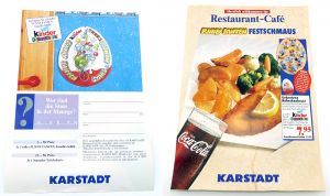 KARSTADT Funny Fanten Manege Gewinnspiel Flyer in A5 Format von 1998