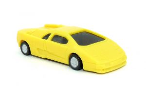 Gelber Ü-Ei Lamborghini aus der Kollektion 1995 (Sport und Rennwagen)