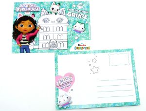 Überraschungsei Postkarte von Gabby's Dollhouse