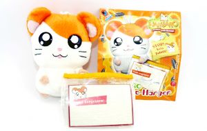 Der HAMTARO Massage Anhänger. Plüschfigur mit Beipackzettel
