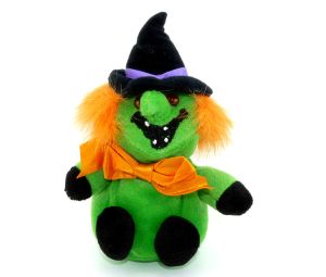 Maxi-Ei Plüschfigur Halloween Hexe (Lachsack)