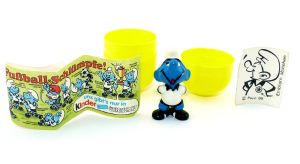 Verteidiger Schlumpf noch original Kapsel und Beipackzettel (Top Zustand)