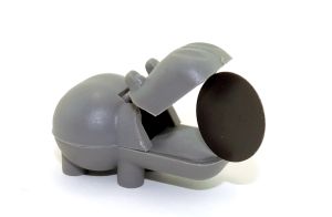 Hippo der Pfennigfresser mit original Plättchen (Alte Ü-Ei Inhallte)