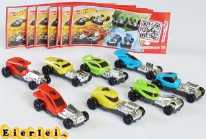 Hot Wheels Satz, alle 8 Autos der Serie mit BPZ (Testware)