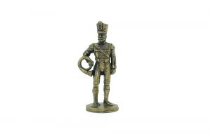 Hornist um 1812 aus Messing. Höhe 40mm (Preußen - Metallfiguren)