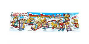 Beipackzettel zur Serie der Hanny Bunnys lustige Ski - Hasen (Beipackzettel)