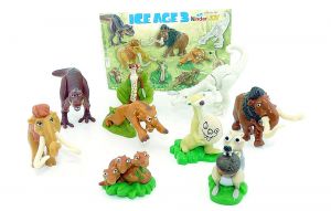 Alle 10 Figuren von ICE AGE 3 mit einem BPZ (Sätze Deutschland)