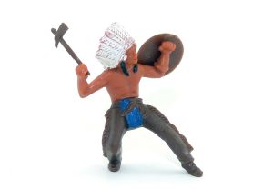 indianer mit Tomahawk und Schild (3 Teile) von 1981 / 82