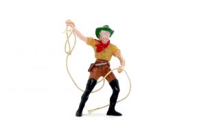 Jimmy, der wackere Viehzüchter mit Lasso (Ü-Ei - Rarität)