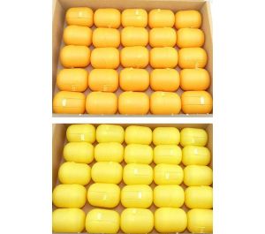 50 GELBE - ORANG Ü-Ei Kapseln Ü-Eier Kapsel von Ferrero