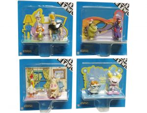 4 Mini-Diorama 8er-Komplettsatz von CARTOON NETWORK ohne OVP