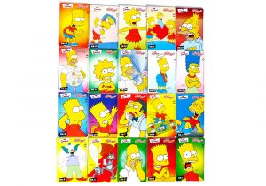 Simpsons Karten Set von Kelloggs [ALLE 20 KARTEN VON KELLOGG 'S]