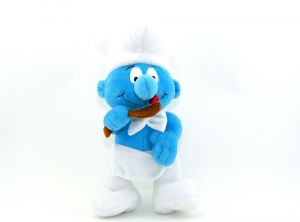 Kochschlumpf als Plüsch Stoffpuppe aus dem Maxi Überraschungsei (Größe 20cm)