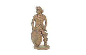 Fränkischer Krieger aus Kupfer, Kennung 9C (Metallfiguren)
