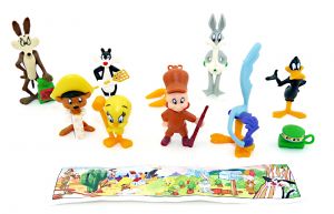 Looney Tunes Steckfiguren von 1996  mit 1 Beipackzetteln (Sätze Europa)