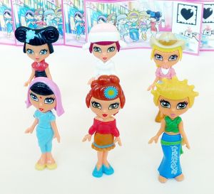 Mädchen aus aller Welt. 6 Figuren mit BPZ (Sätze Deutschland)