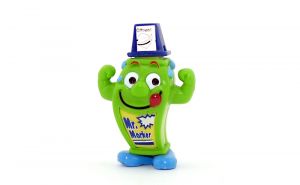 Mr. Marker in grün von der Schreibtischbande