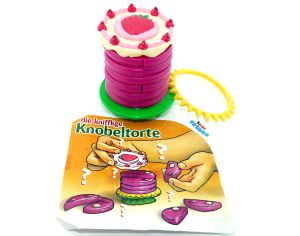 Die knifflige Knobeltorte aus dem Maxi Ei von Ferrero mit Beipackzettel