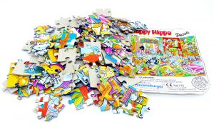 Maxi Ei Puzzle Happy Hippo Hollywood mit Beipackzettel (Puzzle)
