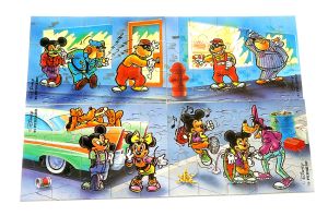 Komplettpuzzle von Micky und seinen Freunden. Alle 4 Ecken der Serie ohne Beipackzettel