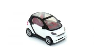 Weißer Smart Fortwo V 0832 (Automodell Maßstab 1:87)