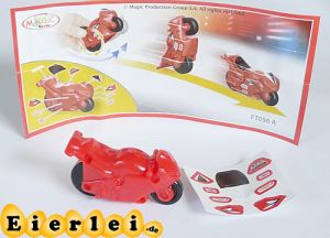 Sprinty Motorad in rot Honda FT056A mit Aufkleber und BPZ