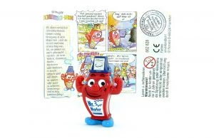 Mr. Marker in rot mit Beipackzettel (Schreibtischbande)