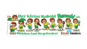 Beipackzettel der Serie Der kleine Kobold Pumuckl "Top Zustand"