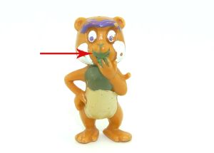Äffchen Kiki, wo Mund und Nase grün sind  (Ü-Ei Variante)