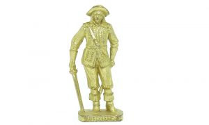 Musketier Nummer 2 in Gold (Ü-Ei Metallfiguren)