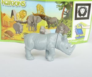 Nashorn der Serie "Tiere aus Afrika" mit BPZ - DC001 (NATOONS)