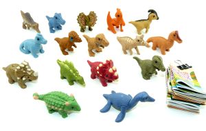 Jurassic Natoons 2026. Alle 16 Dinosaurier Kinder mit Beipackzetteln