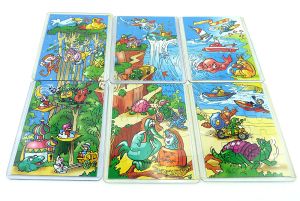 Spielzeug OEU aus dem Jahr 2001 mit 6 Beipackzetteln (90 Puzzleteile)