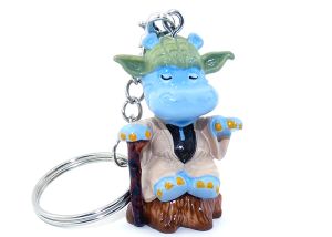 Hippoda - Jedi Meister Yoda. Star Wars Hippo als Schlüsselanhänger