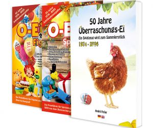 O-Ei-A 2er Bundle 2024-25 + Buch "50 Jahre Ü-Ei" JUBILÄUMSAUSGABE