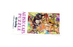 Beipackzettel vom Aristocats Puzzle. Ecke unten links