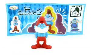 Papaschlumpf - Oberschlumpf mit Beipackzettel (Die Schlümpfe 2)