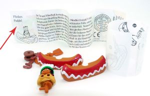 Flinkes Paddel noch nicht zusammengebaut. Beipackzettel ohne Nummer