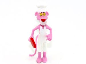 Pink Panther als Koch. Der rosarote Panther als EU Steckfigur