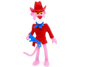 Pink Panther als Cowboy. Der rosarote Panther als EU Steckfigur