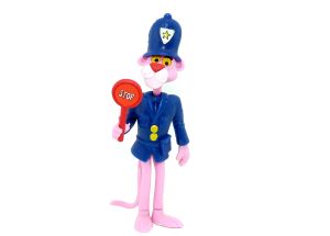 Pink Panther als BoB - Polizist. Der rosarote Panther als EU Steckfigur