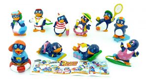 Satz Pingui Beach Figuren aus Italien