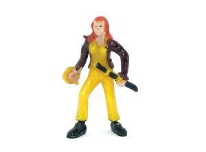 Pirat mit Säbel aus gelbne Grundmaterial, 70er Jahre OHNE SÄBEL