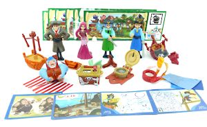 Satz Monsters & Pirates aus Tschechien mit Zubehör und allen Zetteln (Sätze Europa)