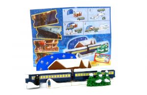 3D Puzzle Waggon von Polarexpress mit Europa Beipackzettel