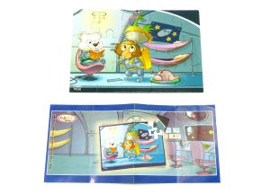Puzzle Ecken von der Space Mission oben rechts mit Beipackzettel (15 Teile Puzzle)