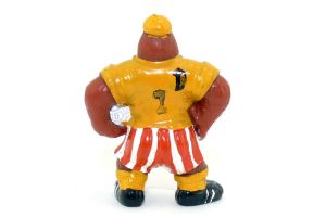 Toni Tornado mit der Trikotnummer 11. Eine 1 ist nach oben verschoben "Doppeldruck" (Ü-Ei Druck Variante)