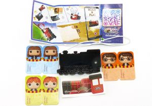 Harry Potter Hogwards Express mit Beipackzettel (Kinder Joy - VD422)